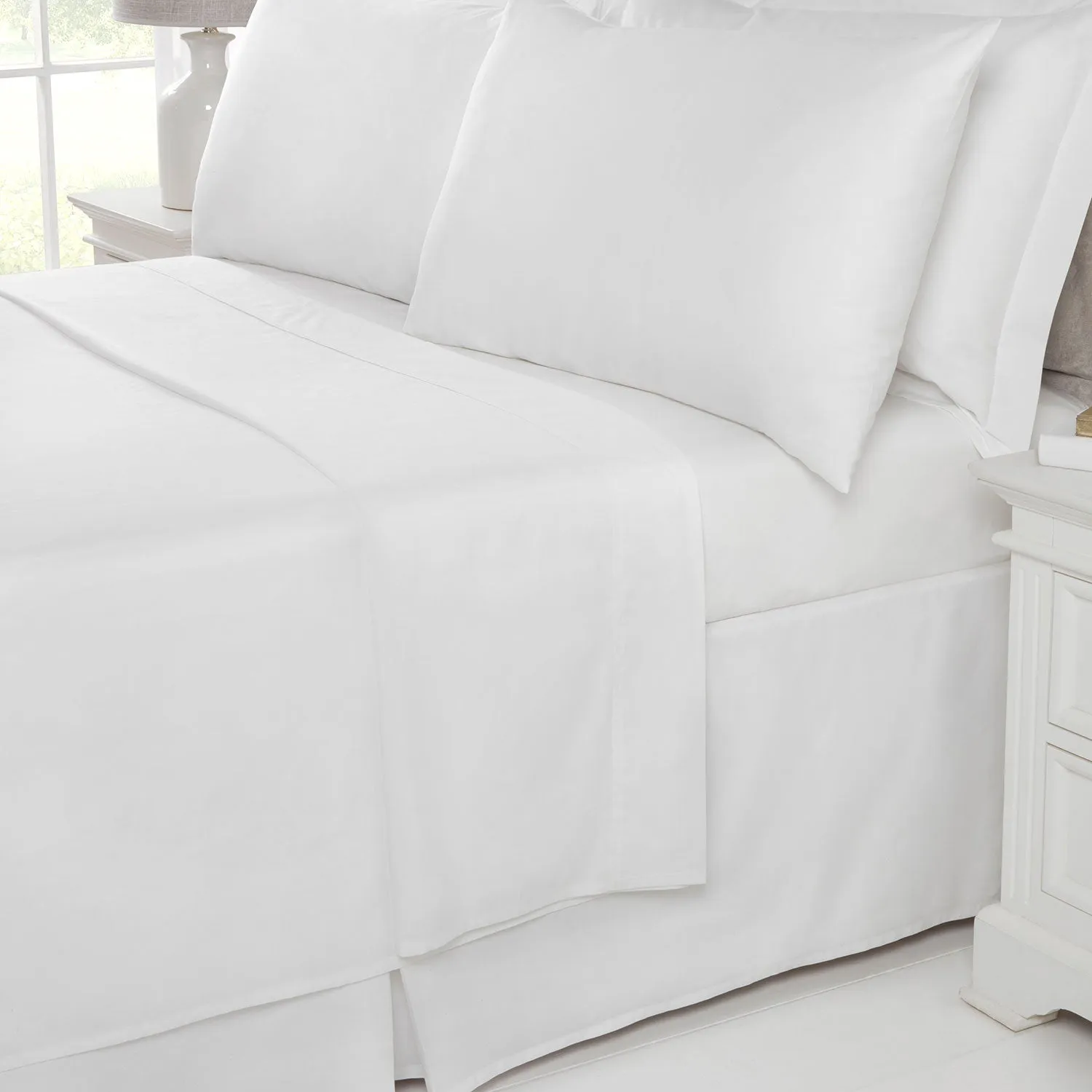 100% Cotton 180TC White Flat Sheet