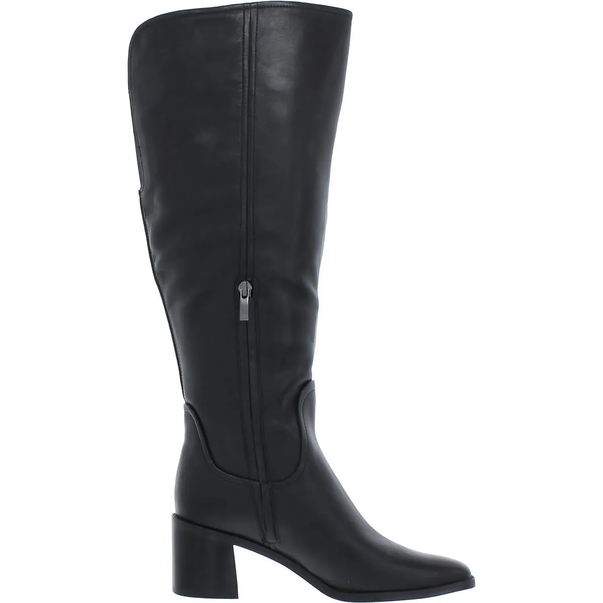 27 Edit Womens Edda Leather Wide Calf Knee-High Boots