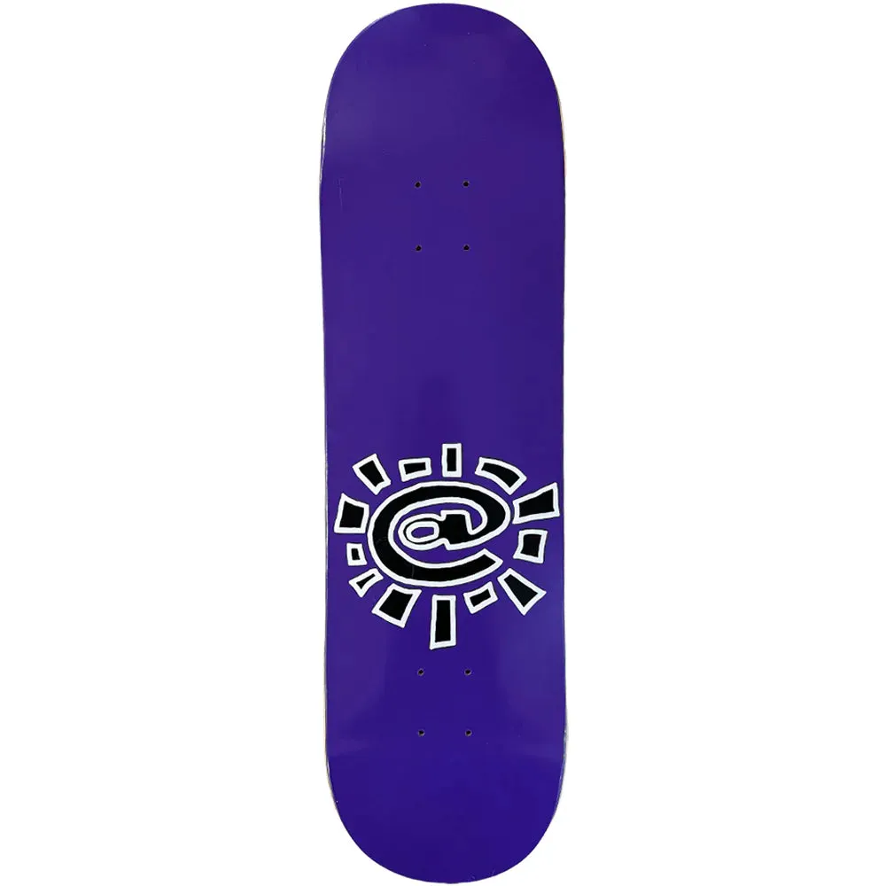 Always Do What You Should Do Purple @sun Skateboard Deck - 8.5