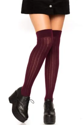 Angie Rib Knit Knee Socks