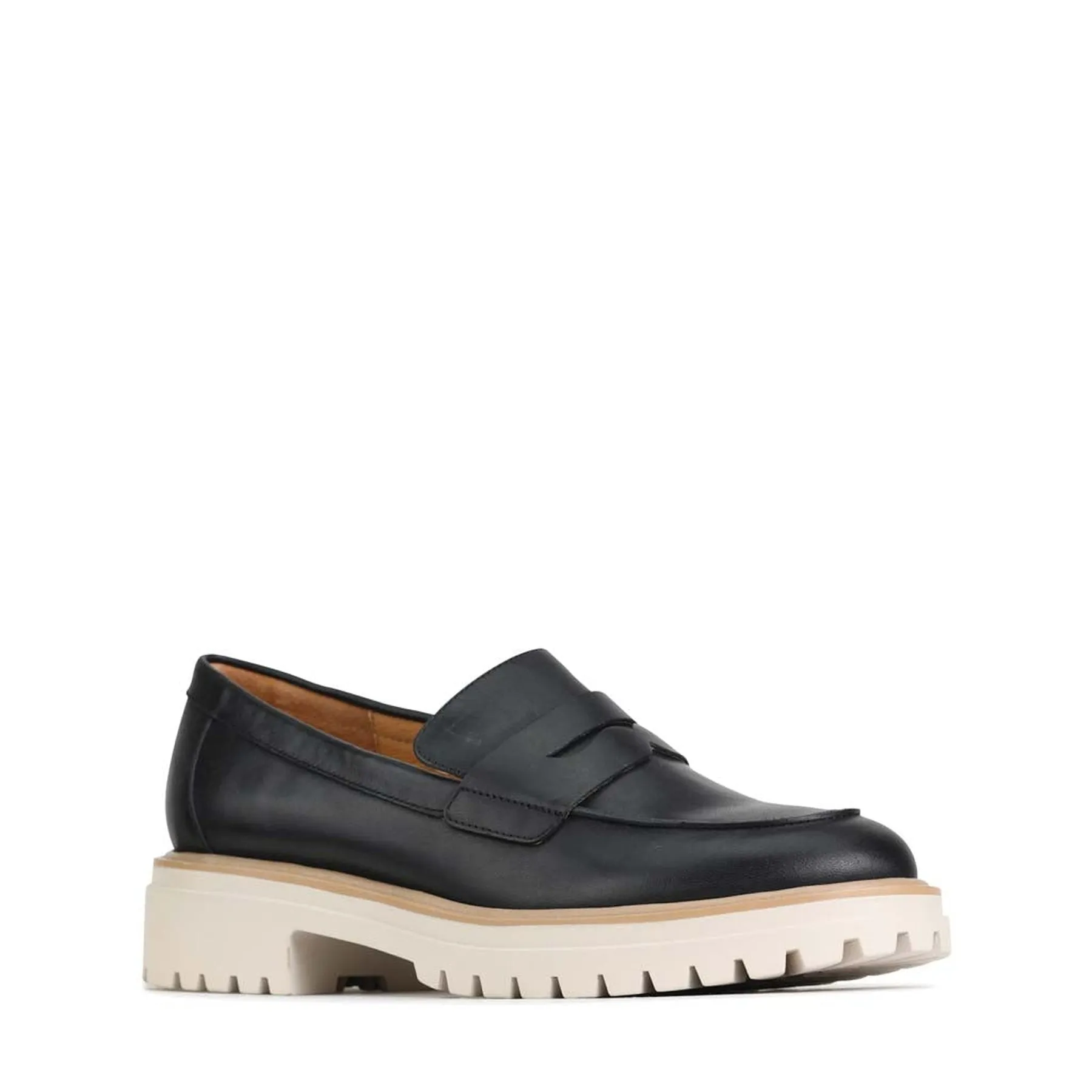 ANITA HEEL LOAFERS LEATHER