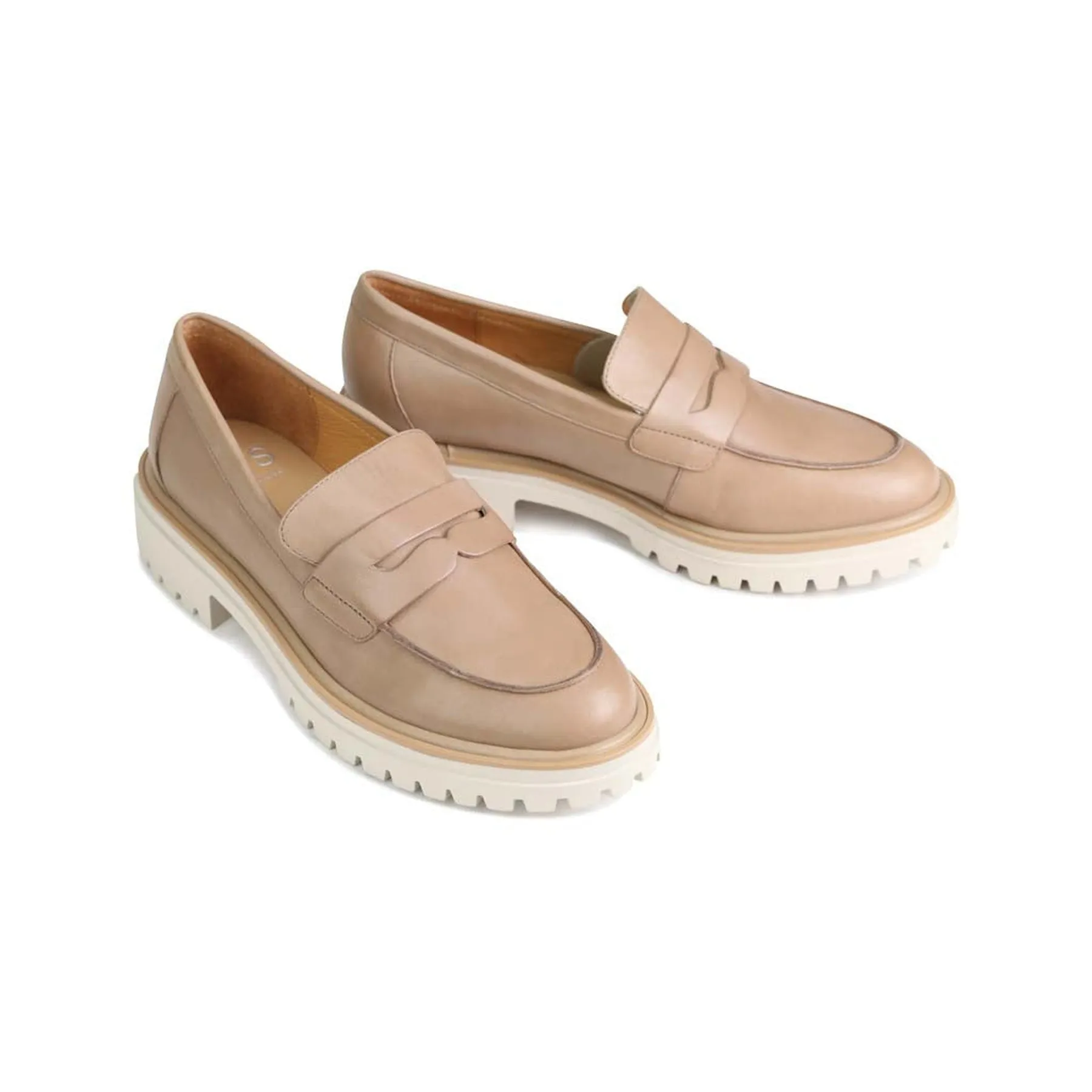 ANITA HEEL LOAFERS LEATHER