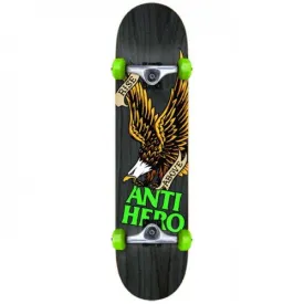 Anti-Hero Rise Above Large Complete Skateboard - 8 x 32 - Charcoal