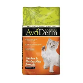 AvoDerm Natural Chicken & Herring Meal Formula Dry Kitten Food