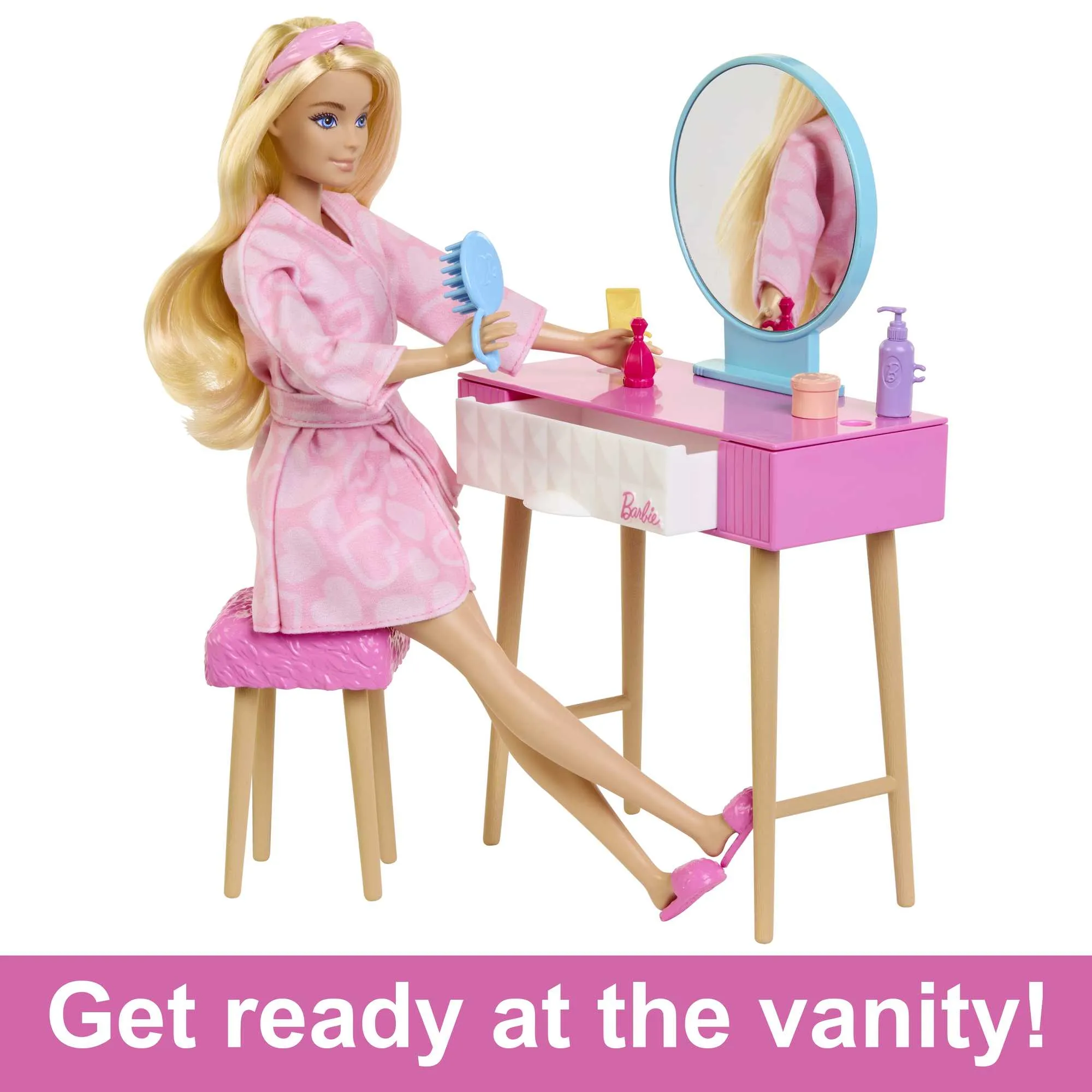 Barbie Doll And Bedroom Playset, Barbie Furniture With 20  Pieces