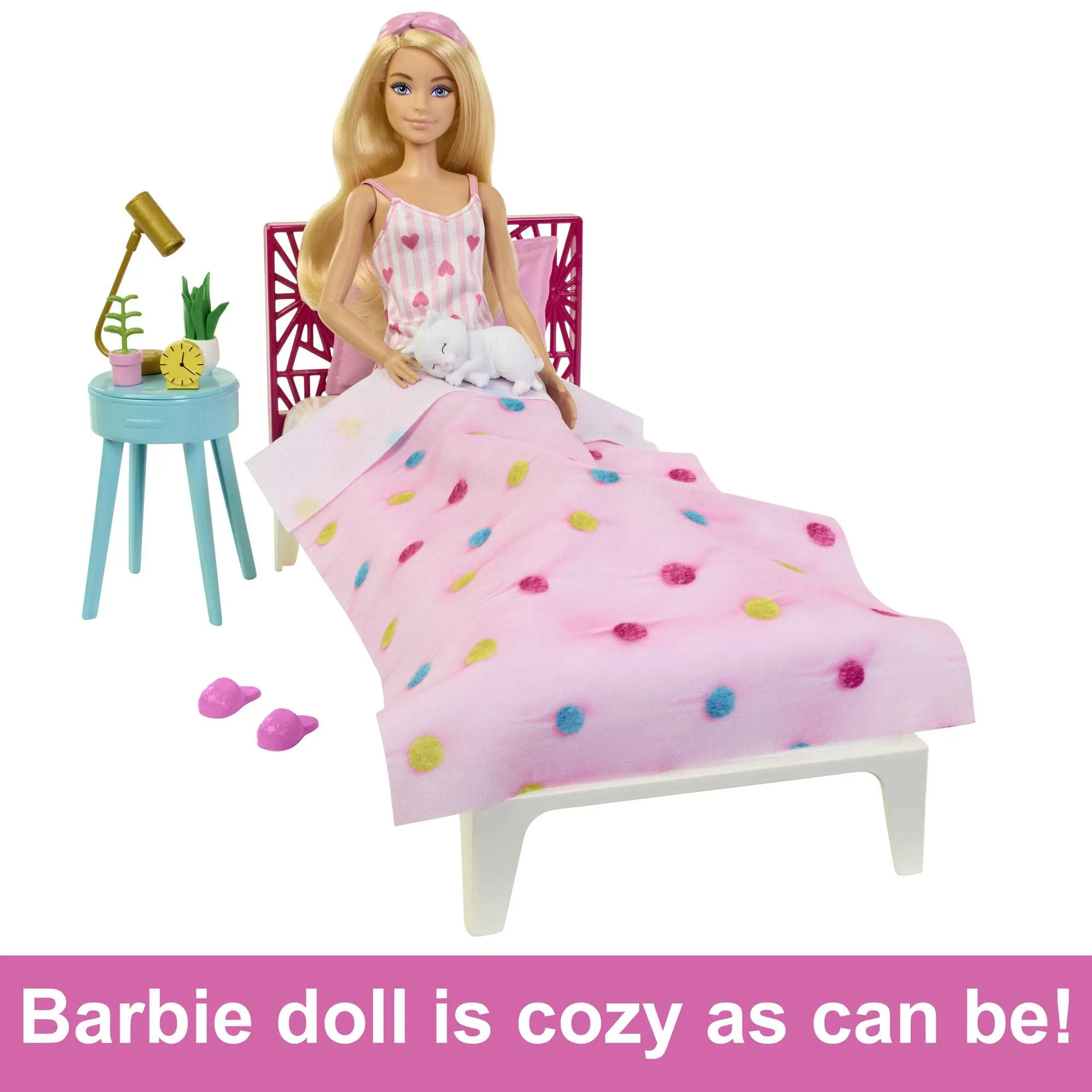 Barbie Doll And Bedroom Playset, Barbie Furniture With 20  Pieces