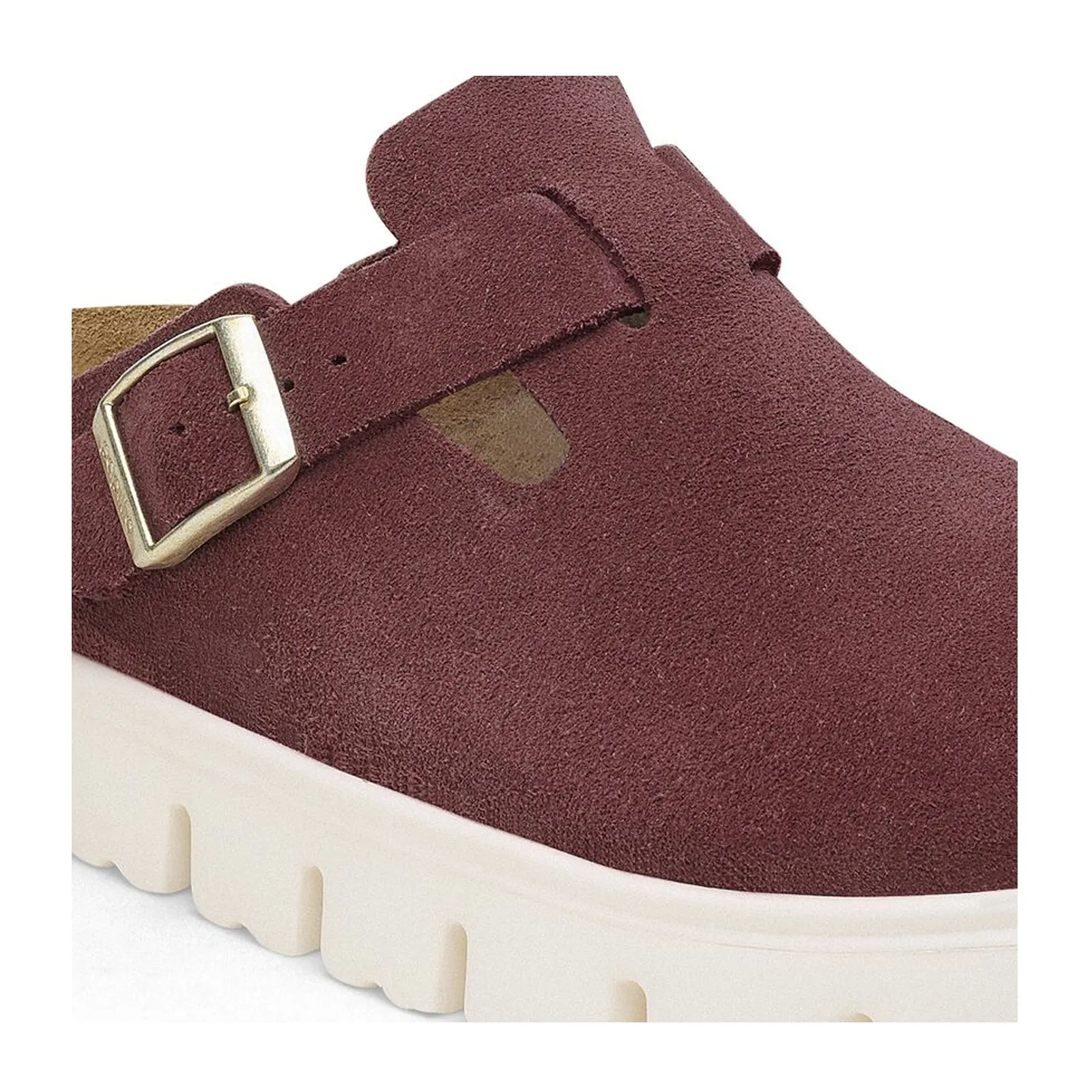 Birkenstock Boston Chunky Narrow Clog (Women) - Berry Crush Suede