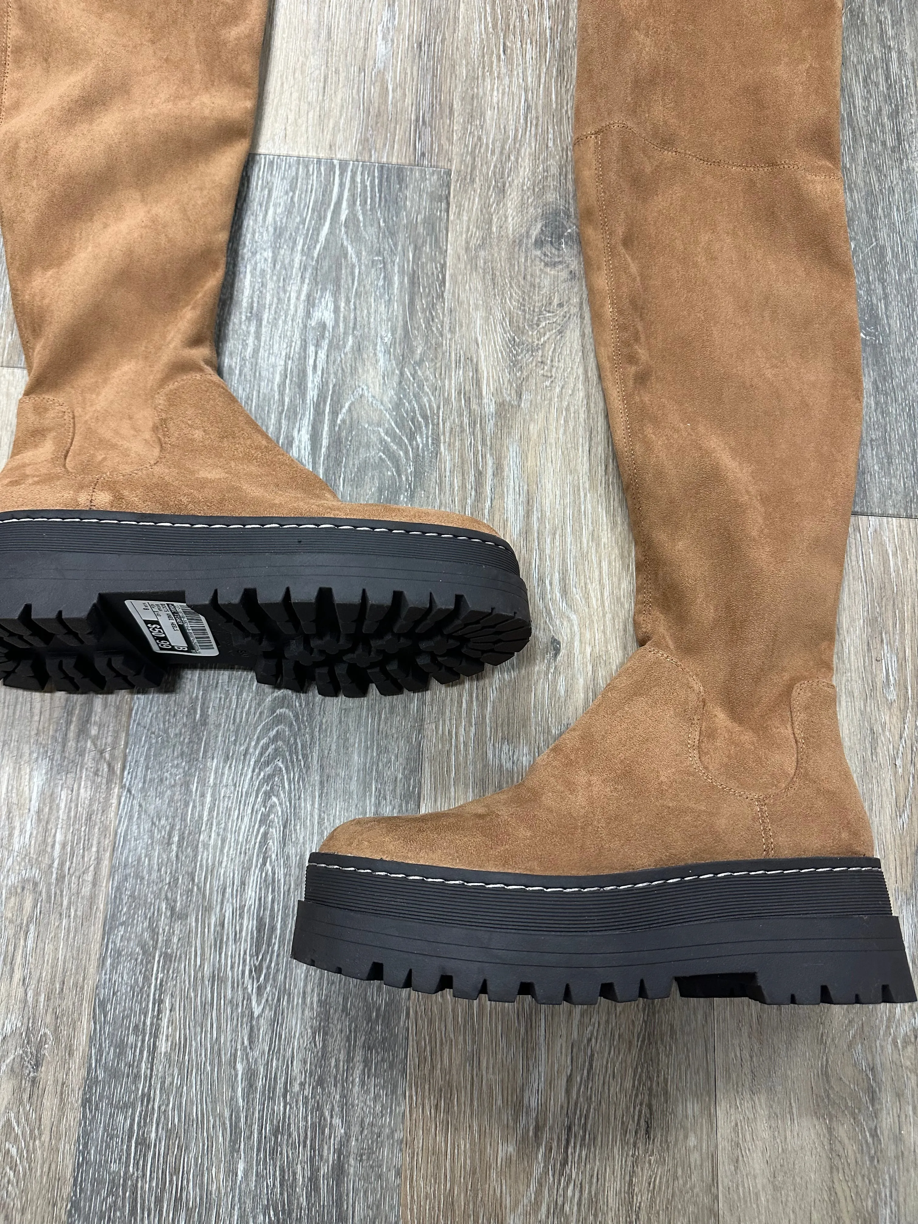 Boots Knee Heels By Marc Fisher  Size: 8