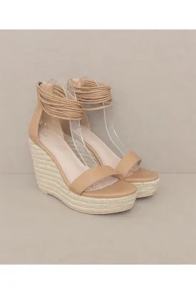 Brown Summer Espadrille High Heels
