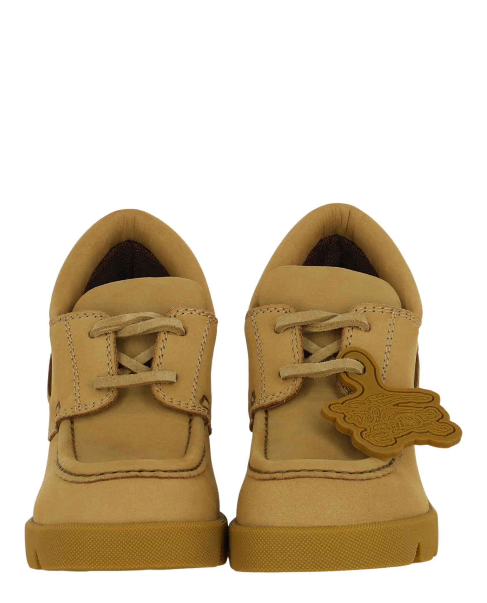 Burberry Stride Leather Heeled Loafers by Carro Luxury Maison