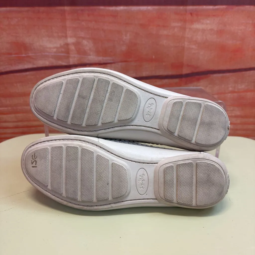 COACH WHITE OLYMPIA TASSEL LOAFERS SZ 7.5 TCC