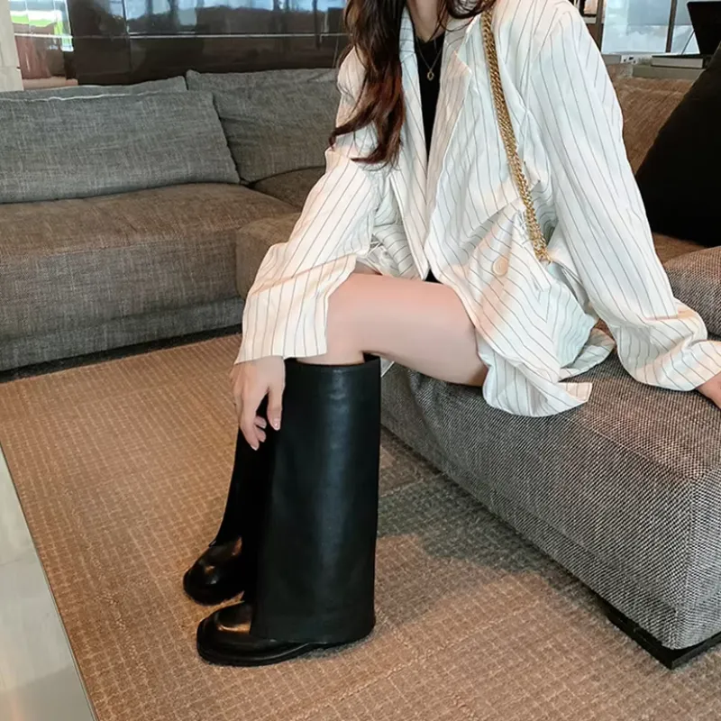 Crisp Fall Step High Boots