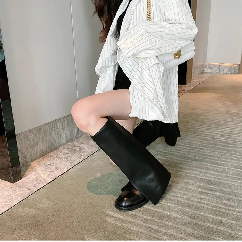 Crisp Fall Step High Boots