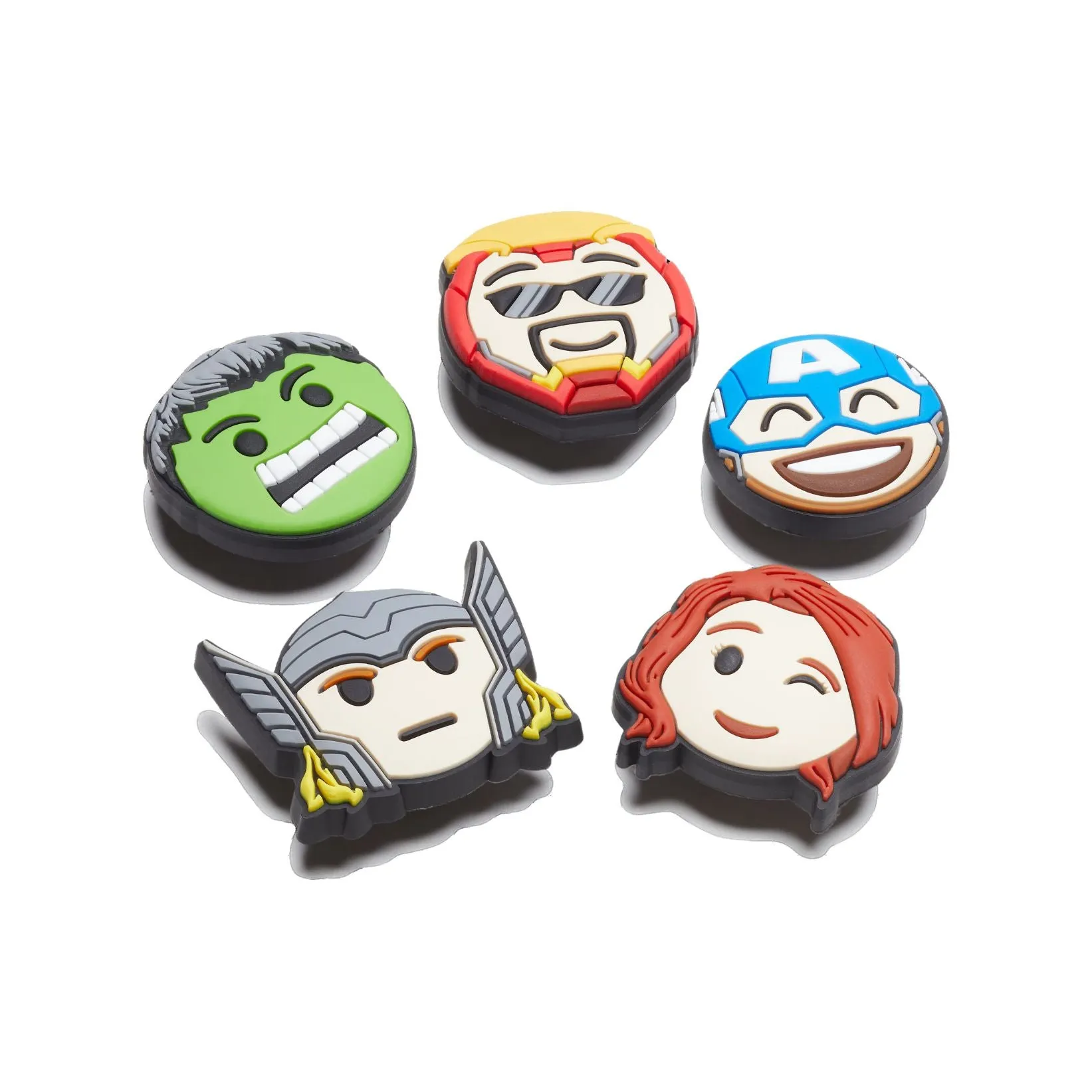 Crocs Jibbitz Charms - Avengers Emojis 5pk