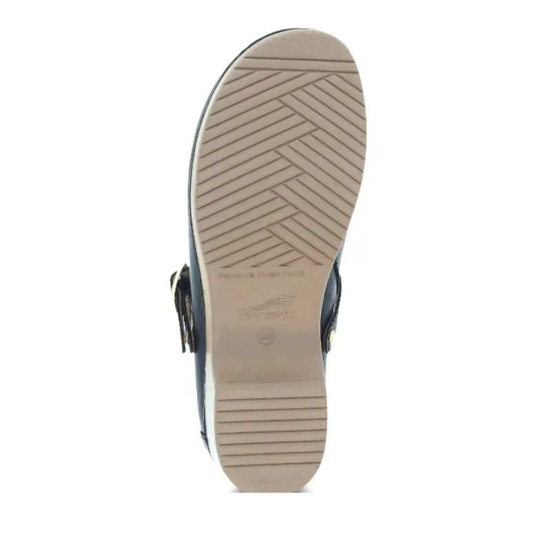 Dansko Britton Tumbled Black Women's Clogs