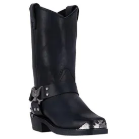 Dingo Black Chopper Mens Snoot Toe DI19053