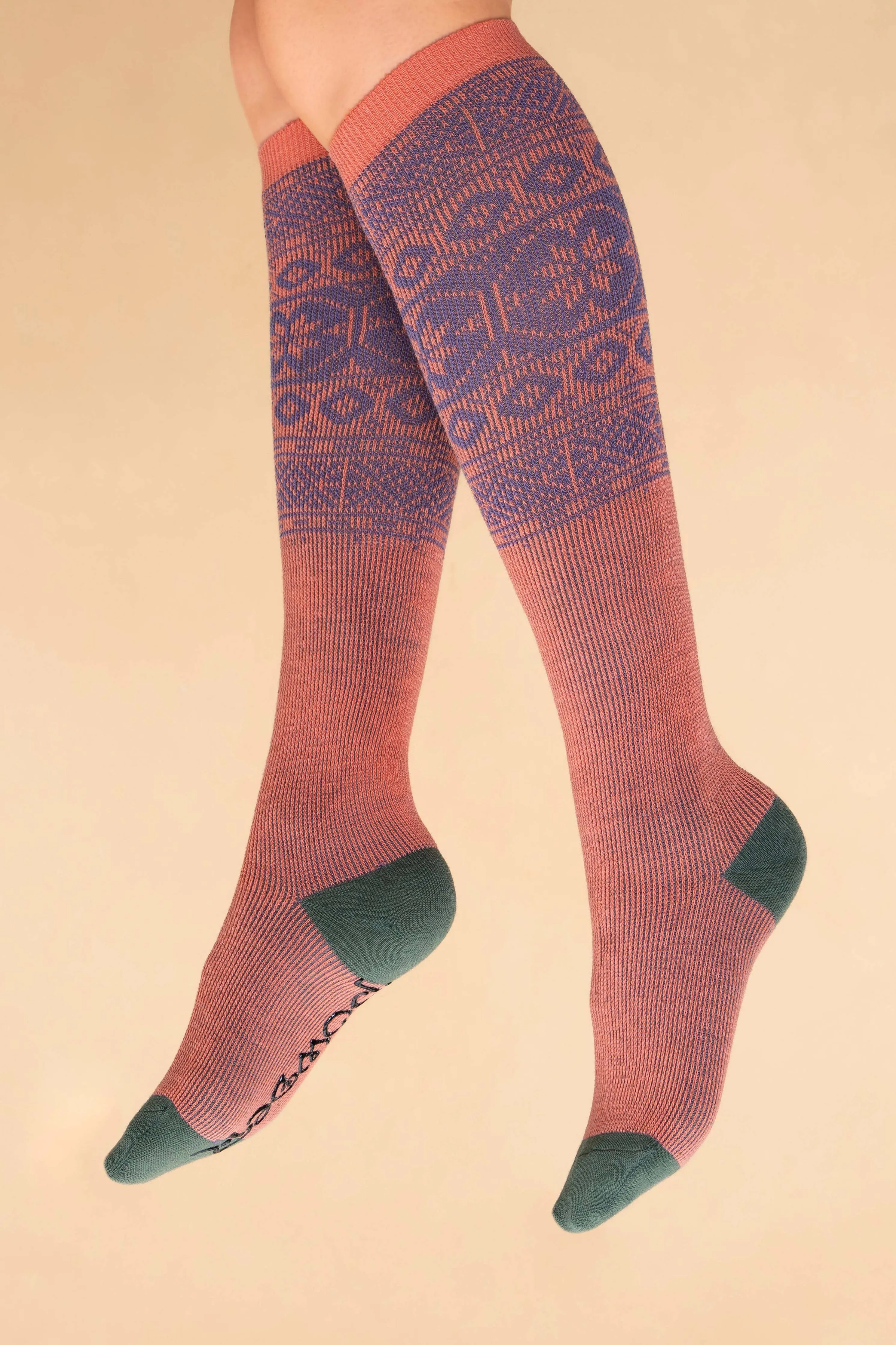 Fair Isle Boot Socks