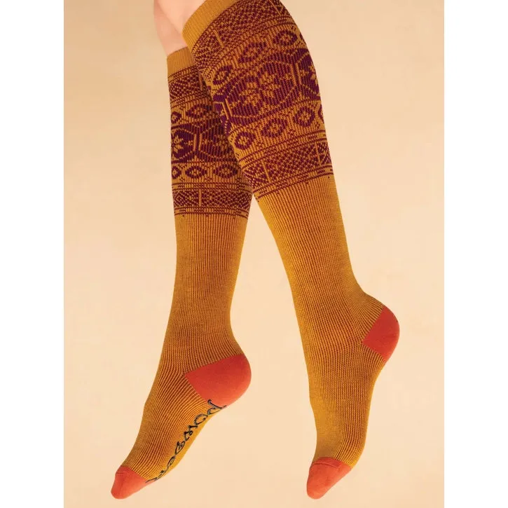 Fair Isle Boot Socks