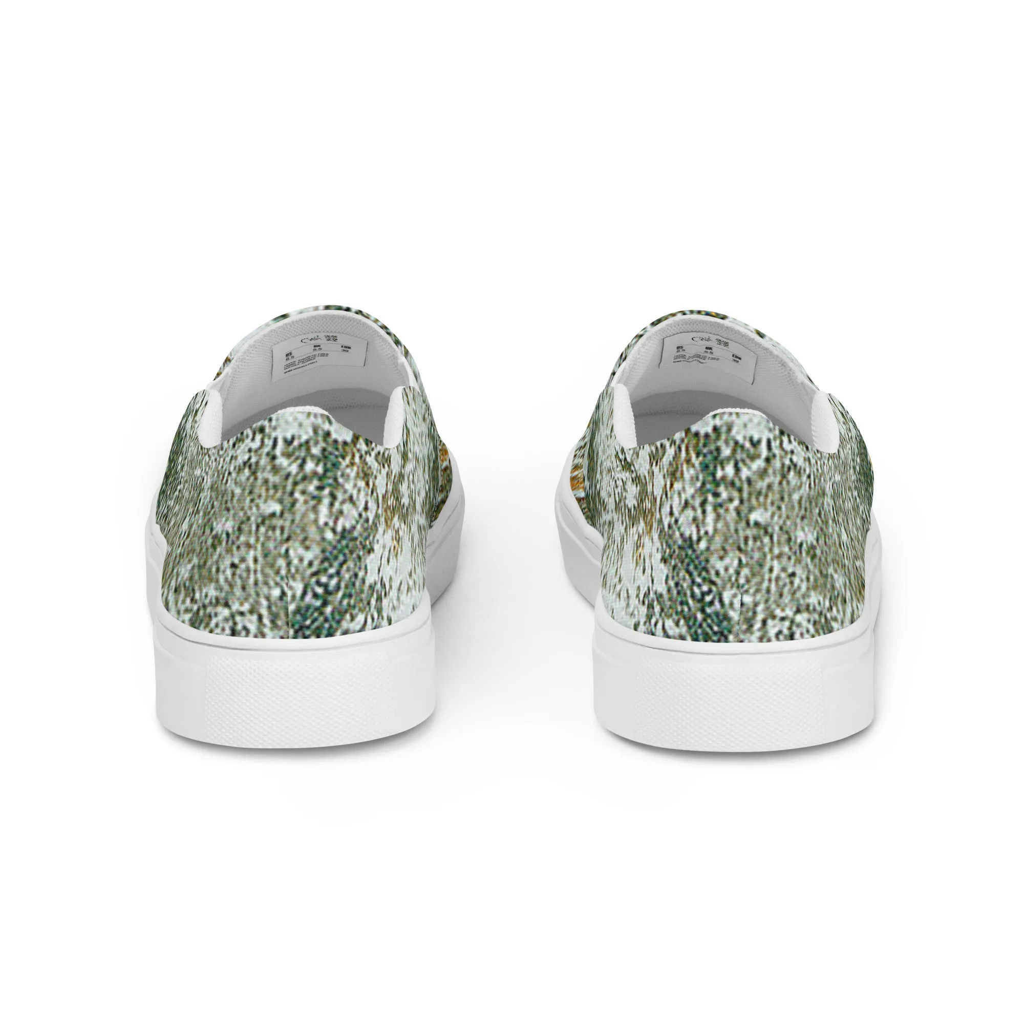 Flounder Pounder Womens slip-on canvas shoes