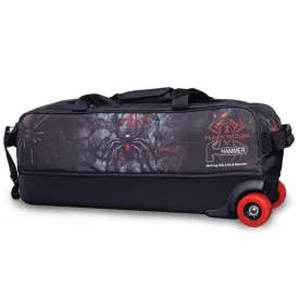 Hammer Dye Sub Triple Tote <br>Black Widow 2.0 <br>3 Ball Tote Roller