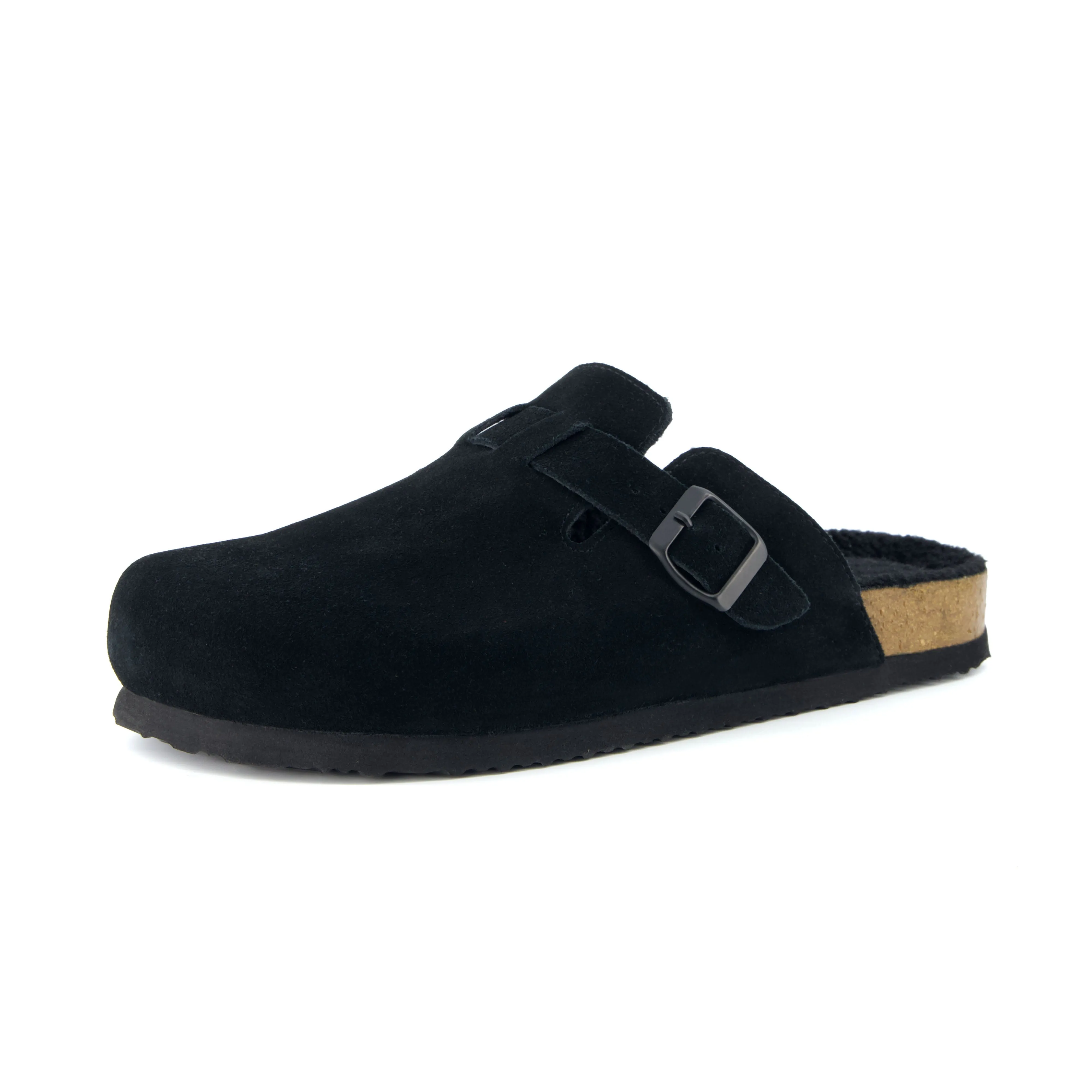 Haze Men's Fur Cork Footbed Clog