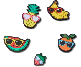 Jibbitz Cute Fruit with Sunnies 5 pack