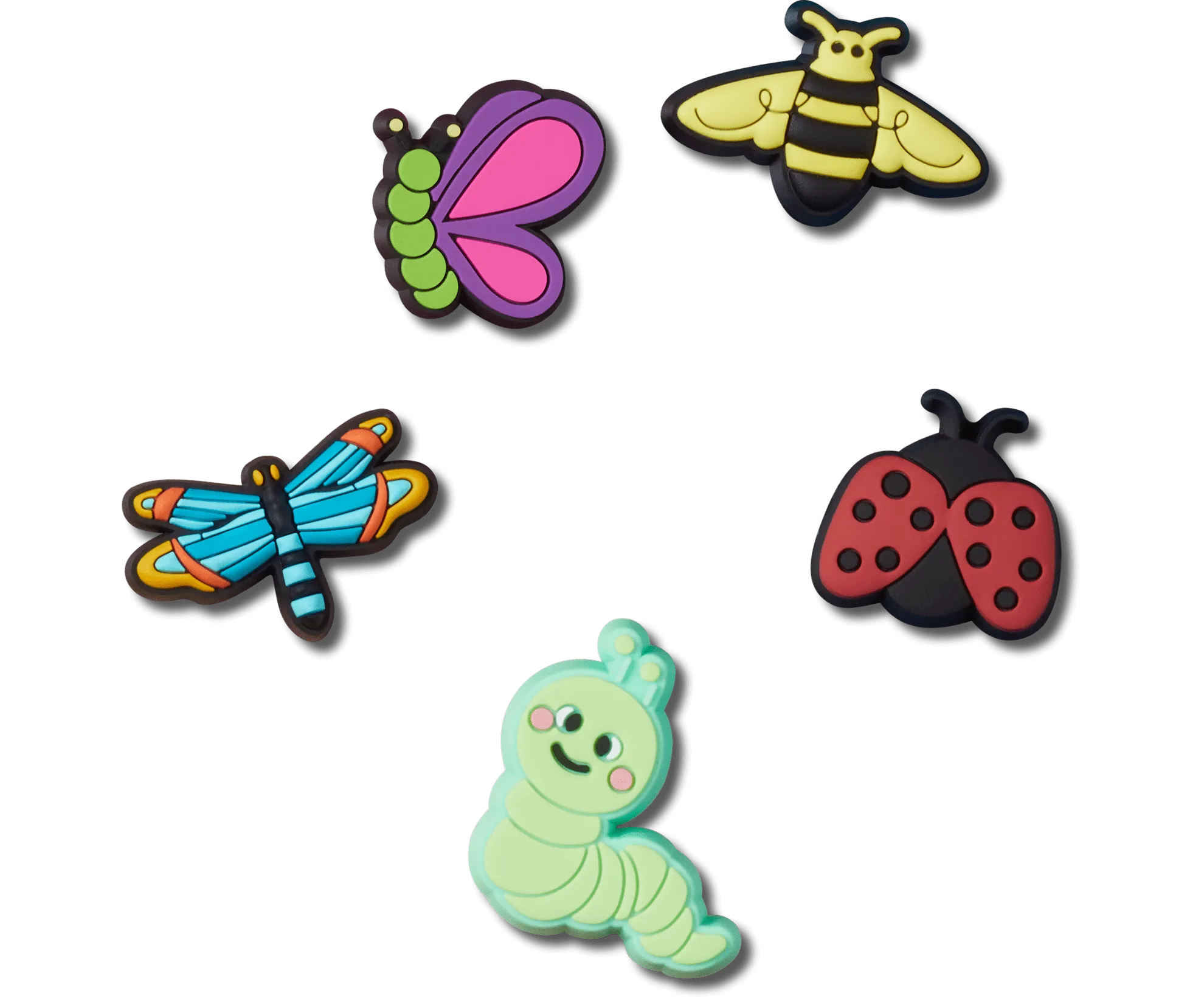 Jibbitz Cutesy Bug - 5 pack