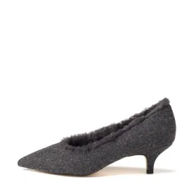 Premium Grey Wool Juliette: Luxurious Warmth and Comfort