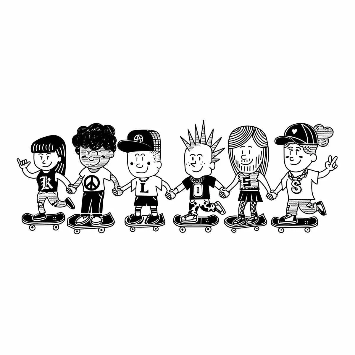 Koloss Kids T-Shirt Gäng white