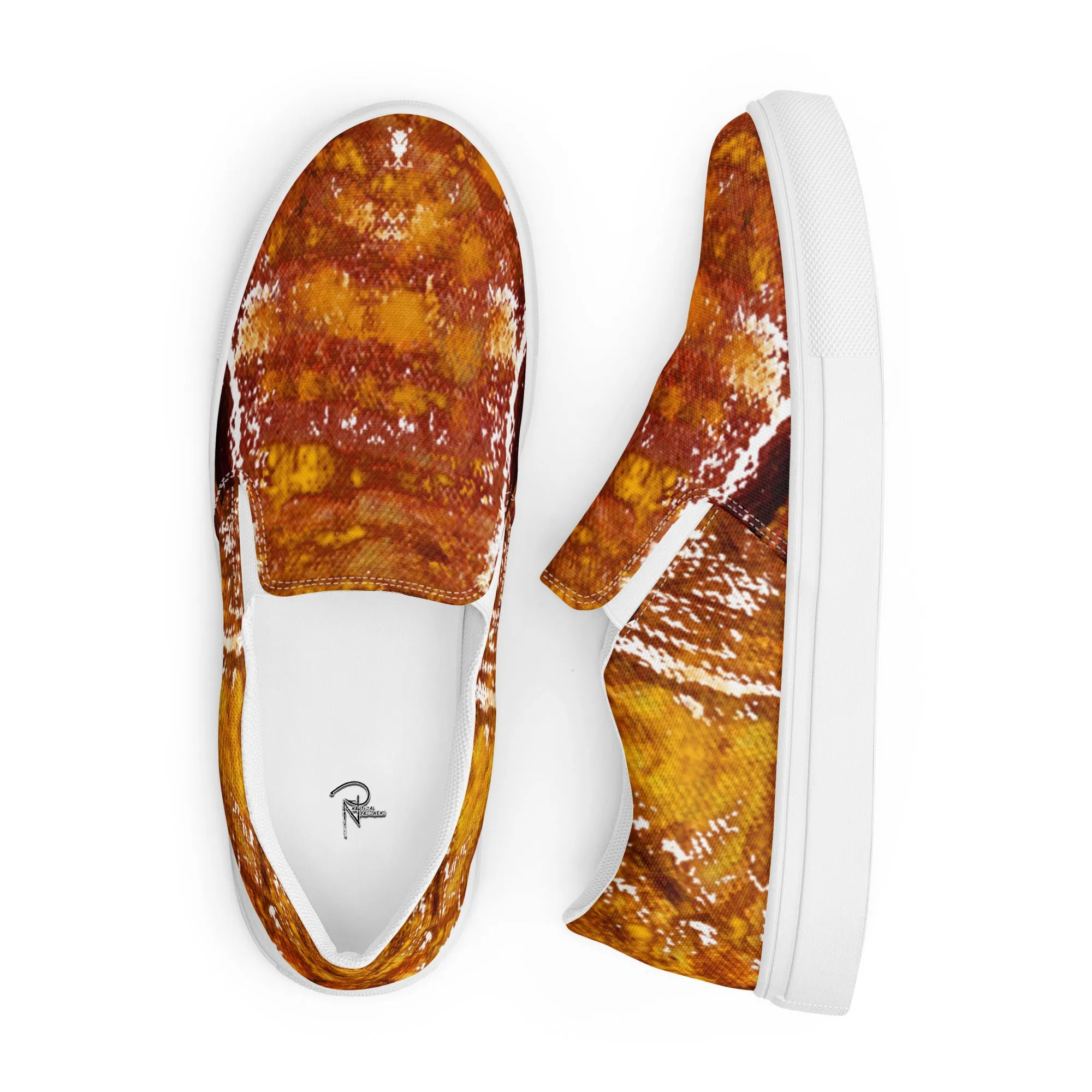 Lionfish Eliminator Womens slip-on canvas shoes