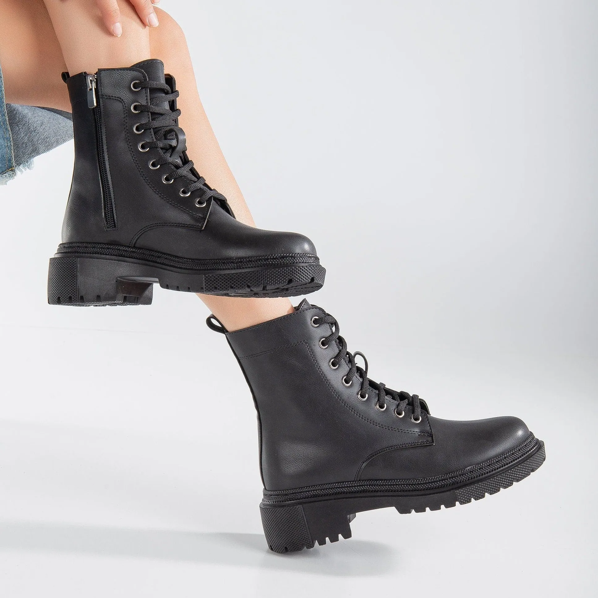 Mallory - Combat Boots