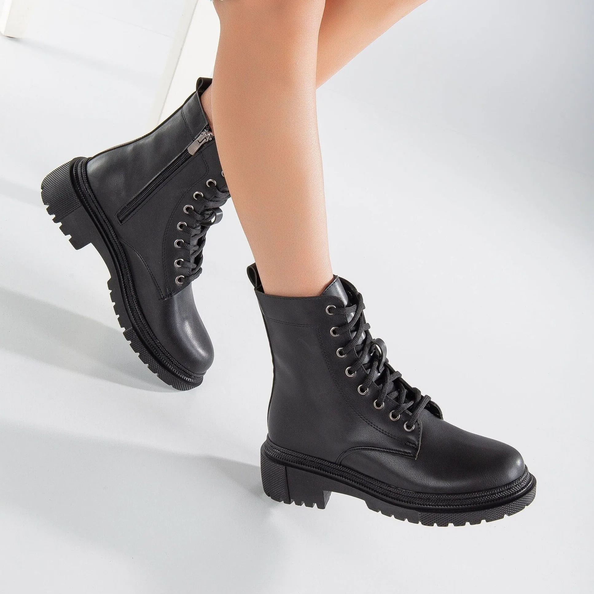Mallory - Combat Boots