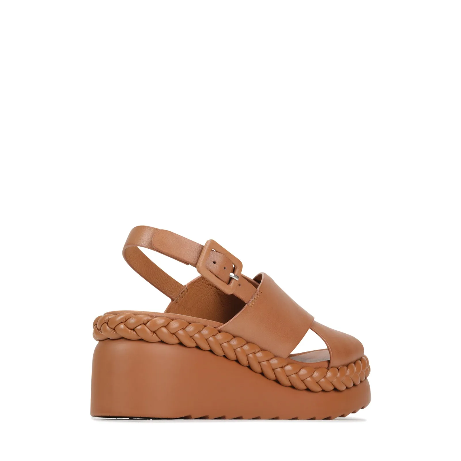 MELIA WEDGE SLIDE LEATHER