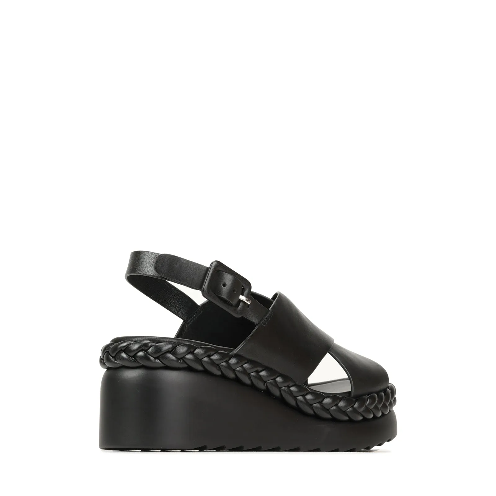 MELIA WEDGE SLIDE LEATHER