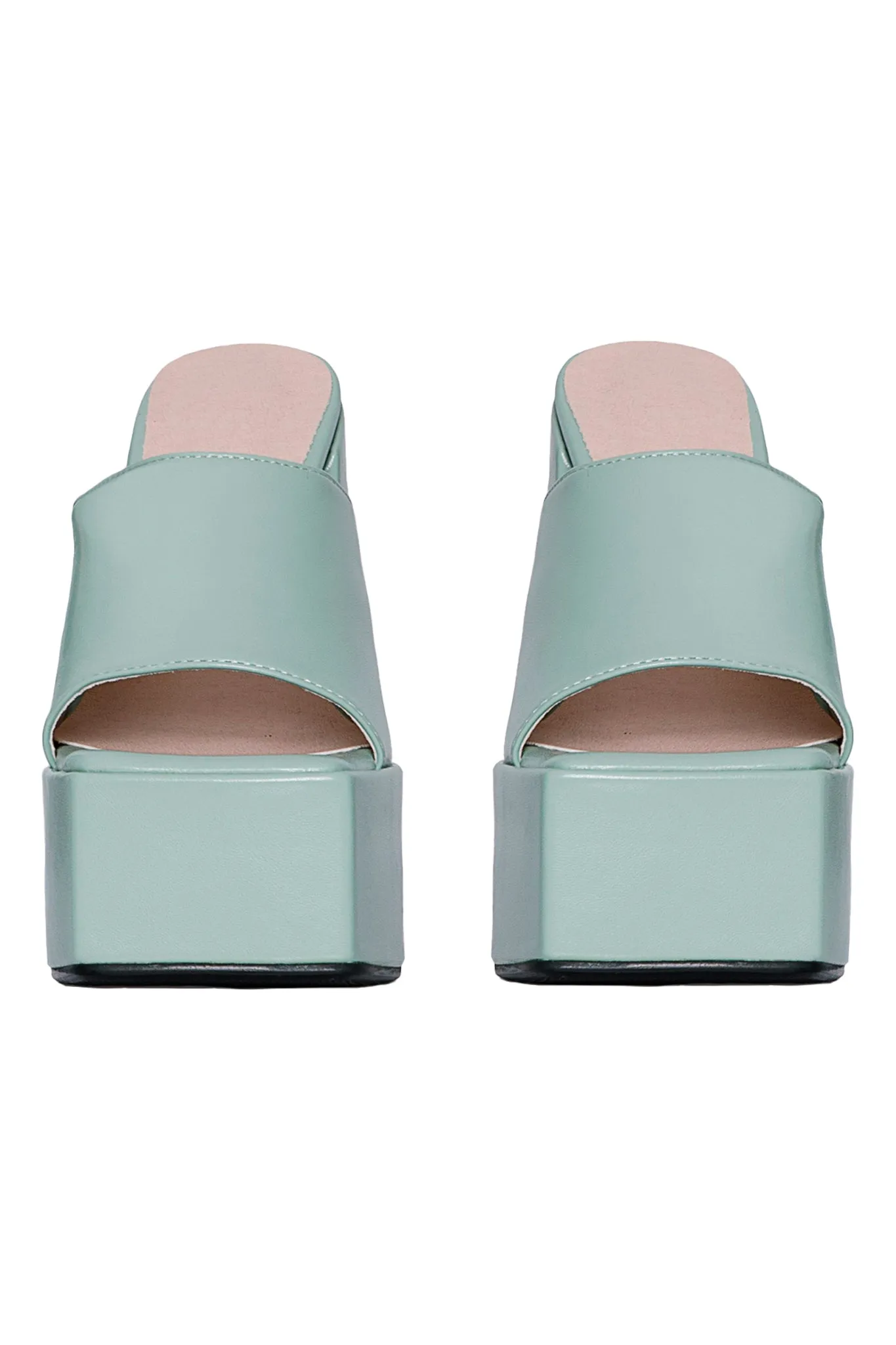 MULE PLATFORM HEELS