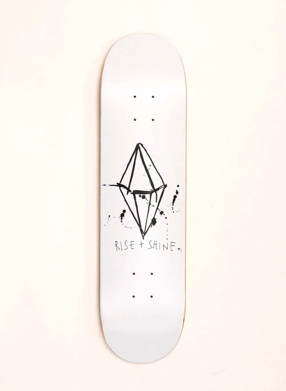 Skateboard Wall Art - Rise and Shine