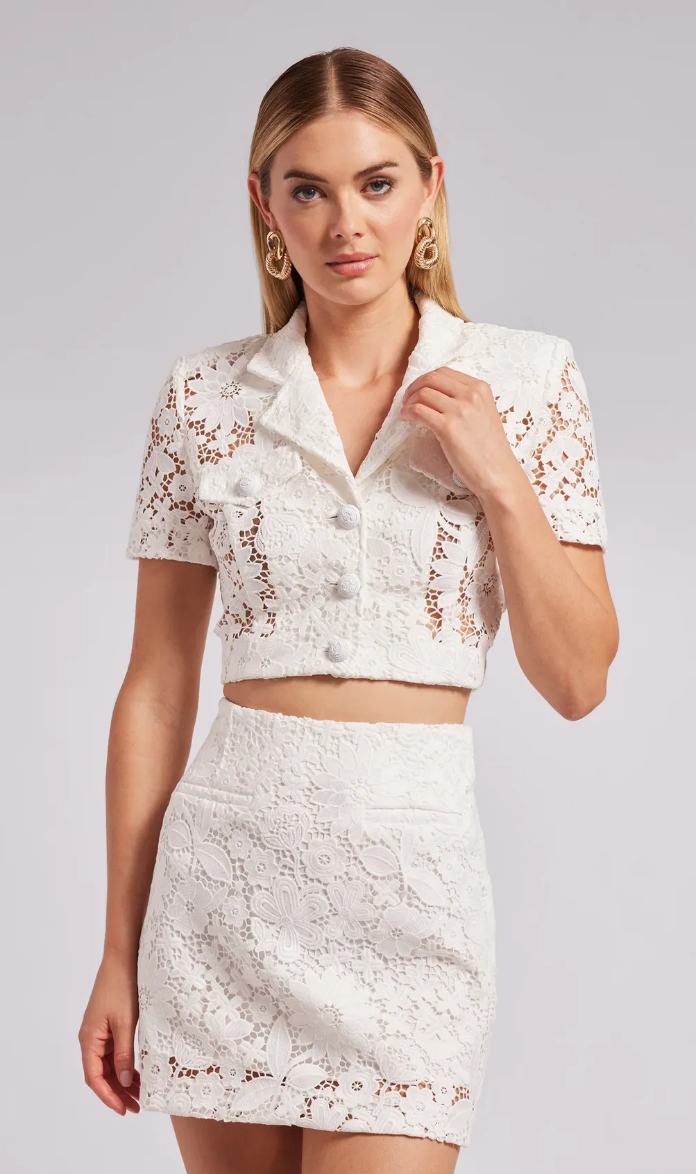 SP24372-2w Generation Love Noah Lace Blazer