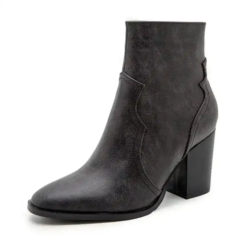 Thin cashmere boots Women’s boots Short boots with high heels
