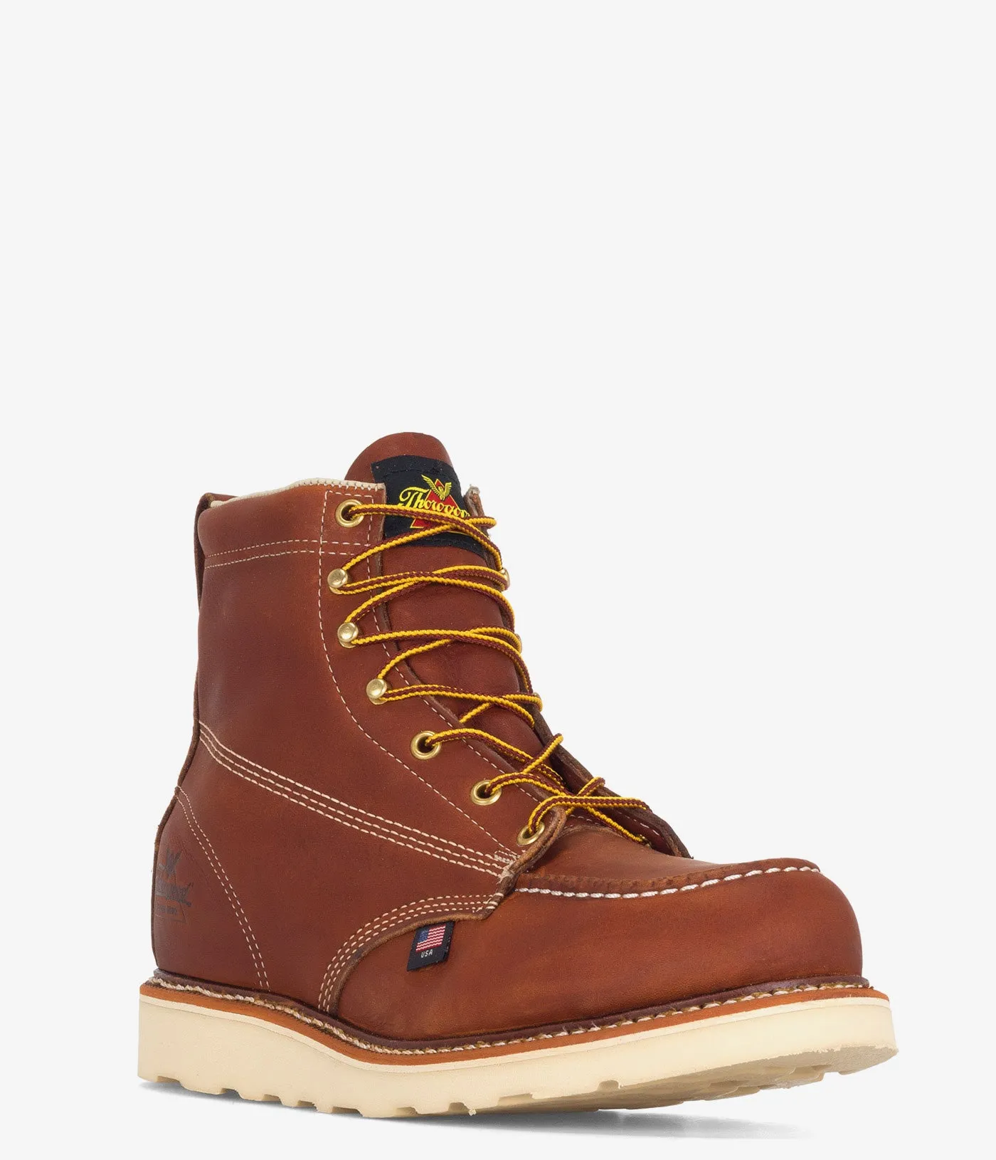 Thorogood American Heritage 6" Moc-Toe Safety Toe Work Boot - Men