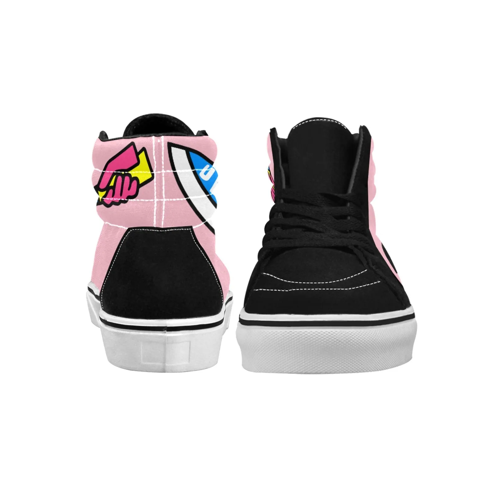 U Bitch High Top Sk8 Sneakers