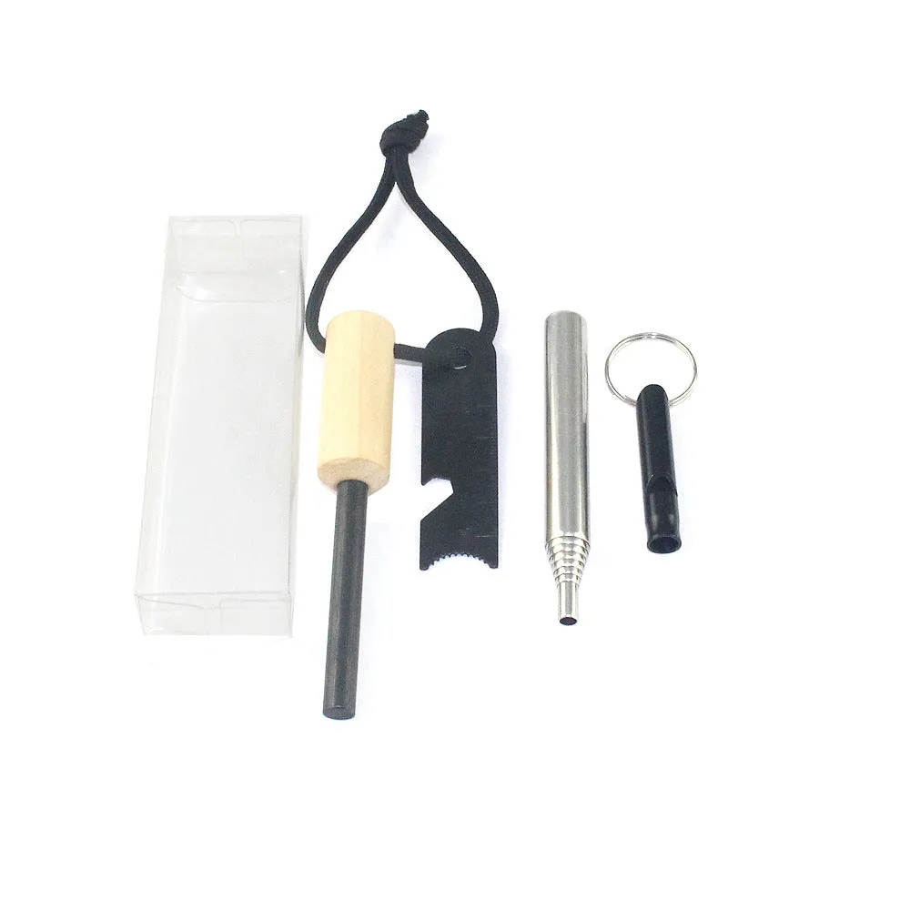 Upgrade Survival Fire Starter Kit with Steel Ferrocerium Rod