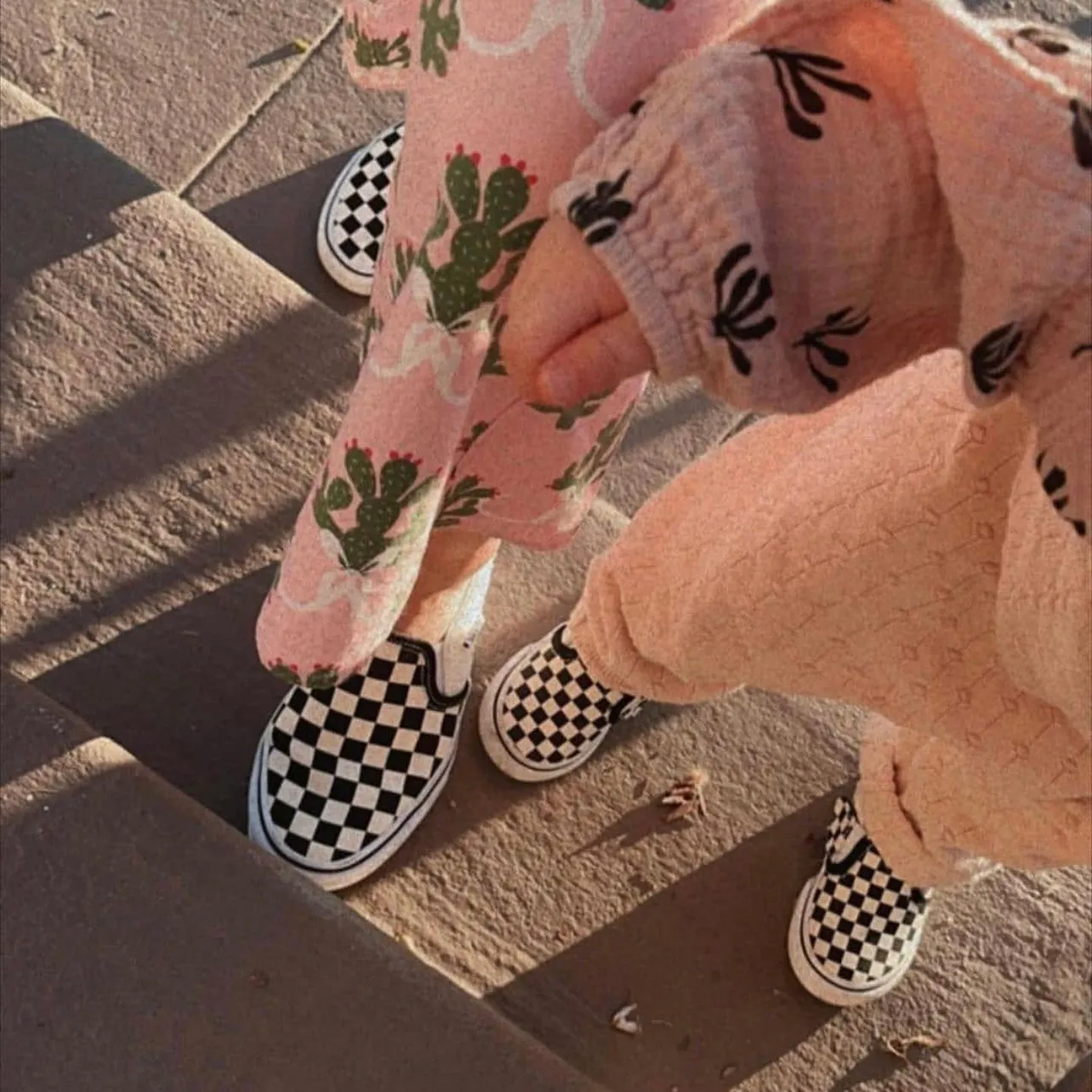 VANS CLASSIC SLIP ON BLACK & WHITE CHECKER BOARD