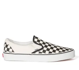 VANS CLASSIC SLIP ON BLACK & WHITE CHECKER BOARD