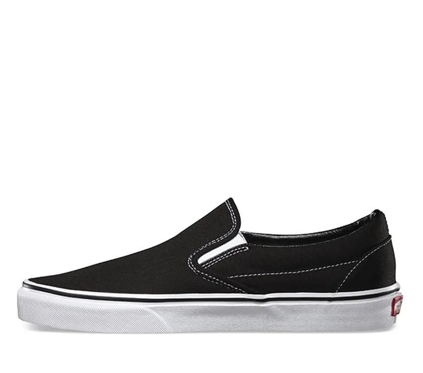 VANS CLASSIC SLIP ON BLACK/WHITE