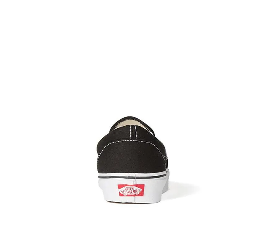 VANS CLASSIC SLIP ON BLACK/WHITE