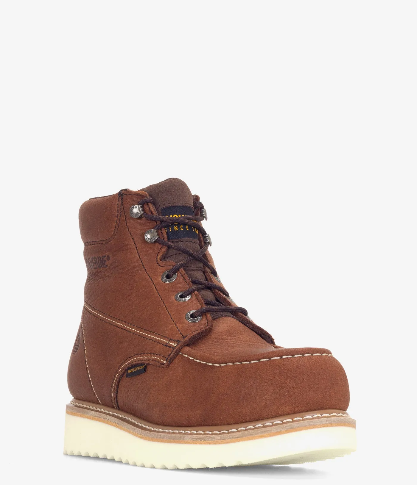 Wolverine Loader 6" Steel Toe Waterproof Wedge Boot - Men