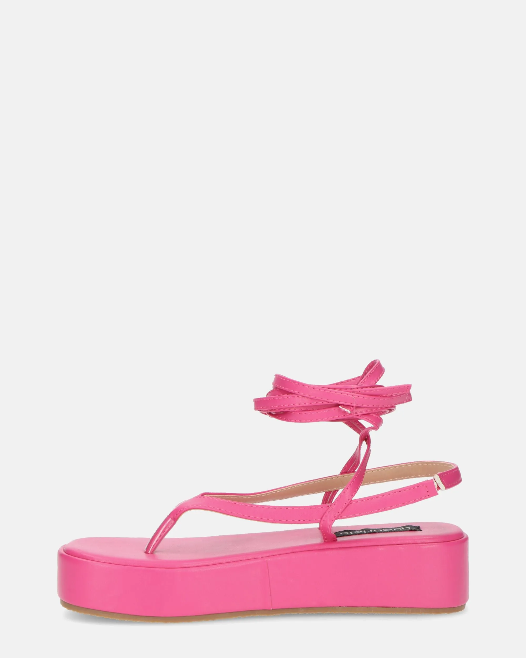 YULIYA - sandali platform fucsia